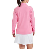 FootJoy Full-Zip Rib midlayer - dames golfvest (klassiek roze)