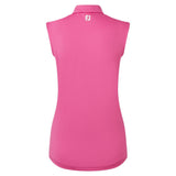 Footjoy Sleeveless Lisle dames golf polo (fuchsia)
