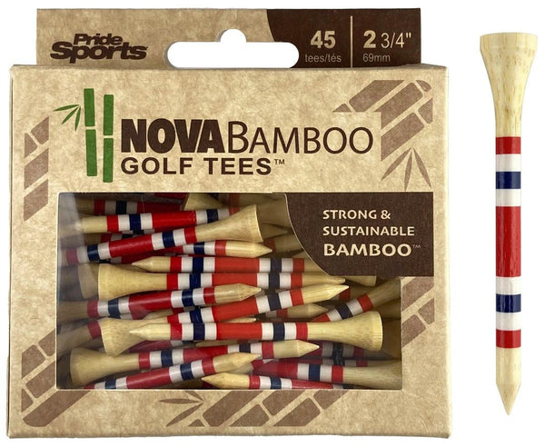 Pride Nova sustainable bamboo tees 69mm - 45 pieces