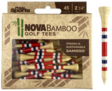 Pride Nova duurzame bamboe tees 69mm - 45 stuks