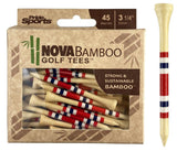 Pride Nova duurzame bamboe tees 83mm - 45 stuks