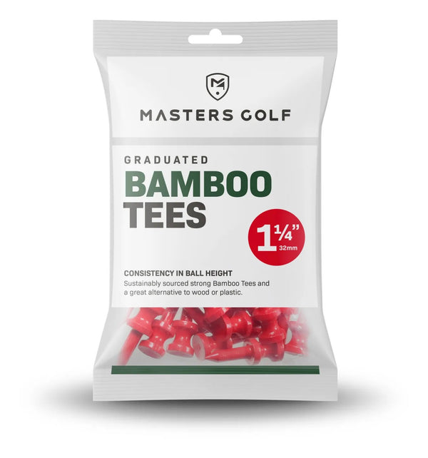 Masters Golf Tees Graduated – Step Tees - 32mm red
