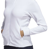 adidas Performance Texture Full Zip dames golf jacket - Wit
