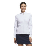 adidas Performance Texture Full Zip dames golf jacket - Wit