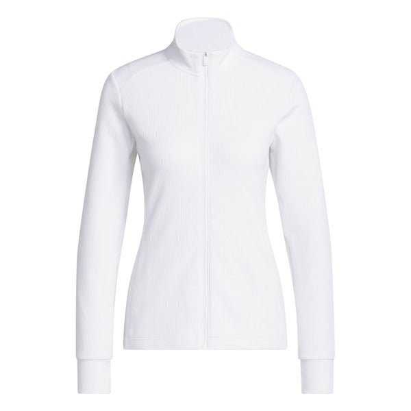 adidas Performance Texture Full Zip women's golf jacket - White