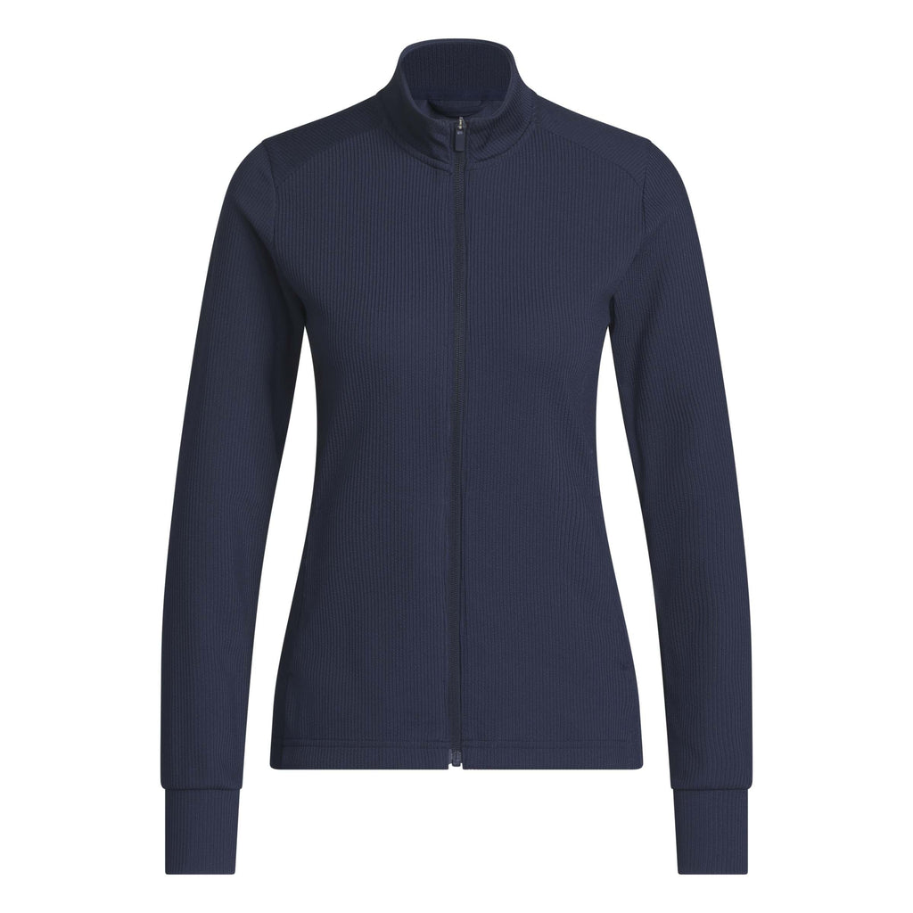 Veste de golf adidas Performance Texture Full Zip femme - Bleu marine