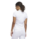 adidas Ultimate365+ Grid Climacool Dames Golfpolo Shirt (wit-beige)