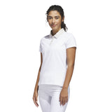 adidas Ultimate365+ Grid Climacool Dames Golfpolo Shirt (wit-beige)