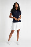 Calvin Klein Destin dames golf poloshirt | kleur: Marineblauw