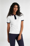 Calvin Klein Alina dames golf poloshirt (wit)