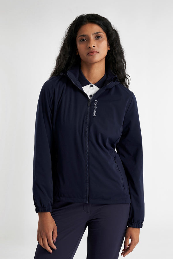 Calvin Klein Oso Hooded Windbreaker - dames windjack | kleur: Marineblauw