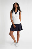 Calvin Klein Skylar Pleated dames golfrokje (marineblauw)
