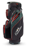 Powakaddy Dri-Tech golftas - cartbag (zwart-groen-rood)
