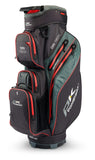Powakaddy Dri-Tech golftas - cartbag (zwart-groen-rood)