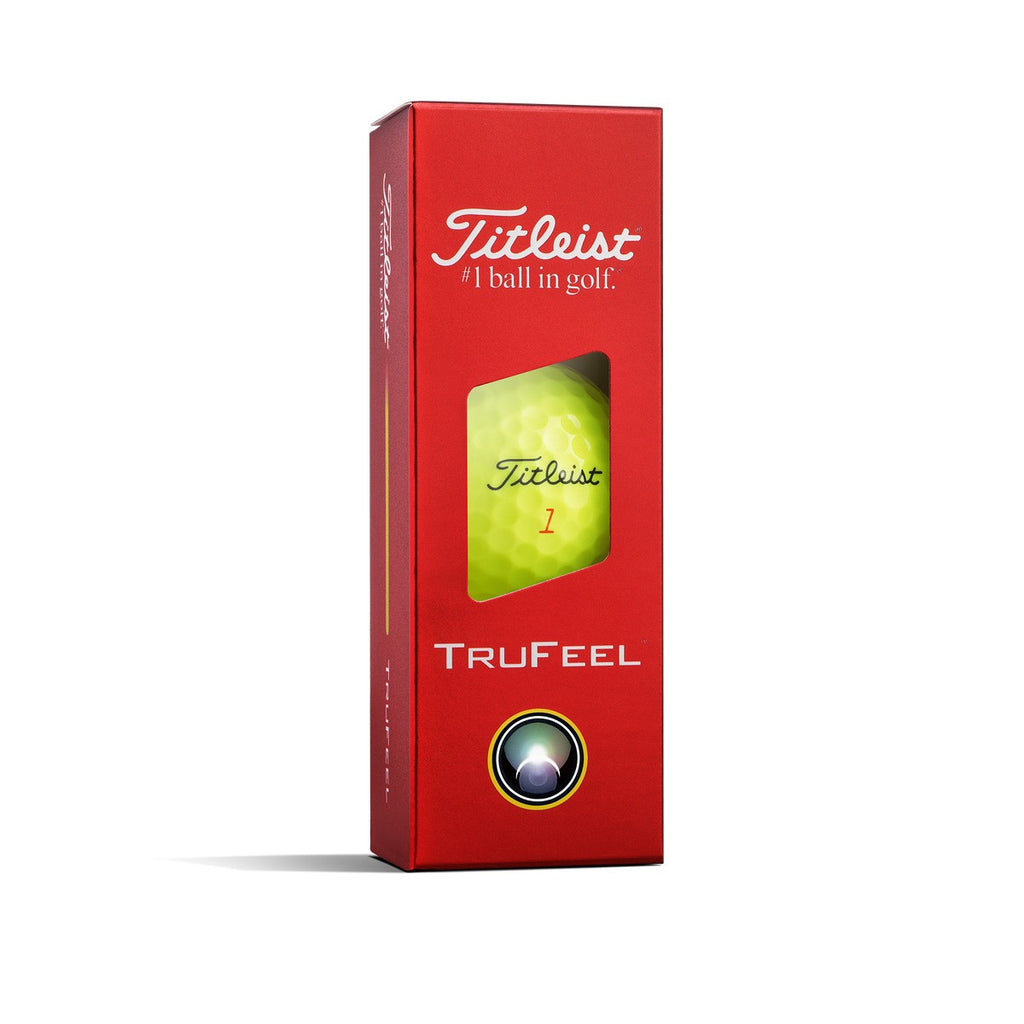 Titleist TruFeel golfballen 12 stuks | kleur: Geel