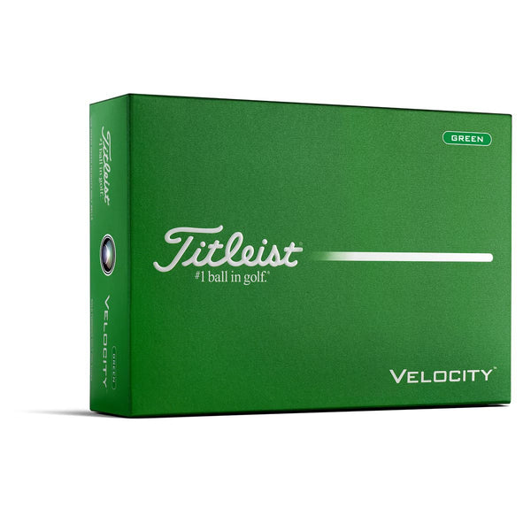 Titleist Velocity golfballen 12 stuks | kleur: Groen