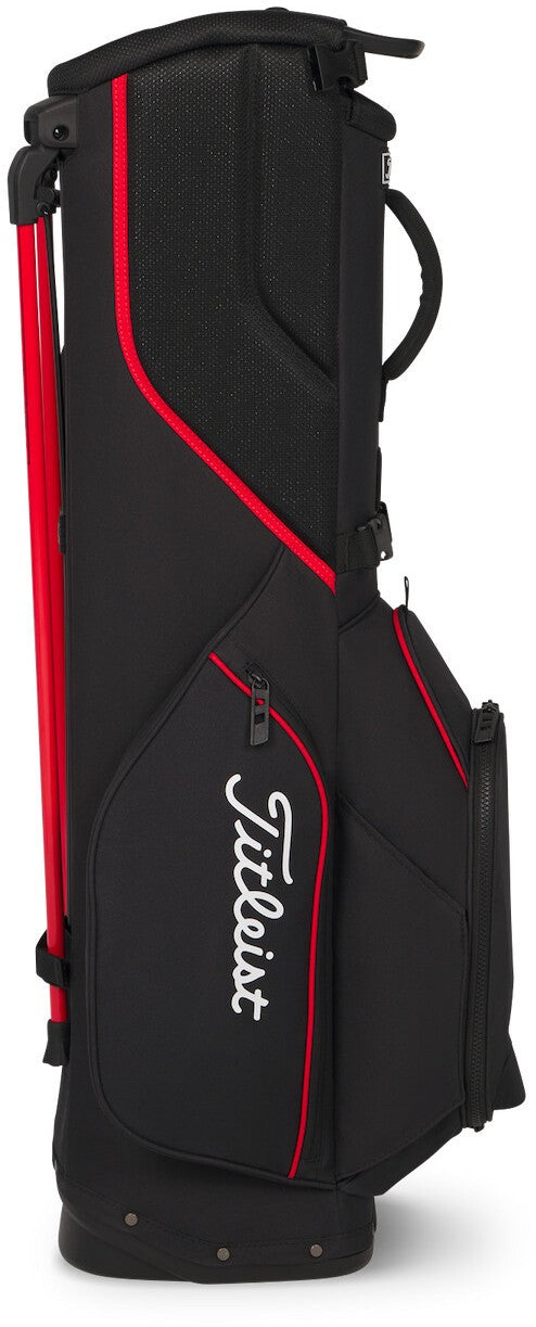 Titleist Players 4 golf standbag - draagtas | kleur: Zwart-rood