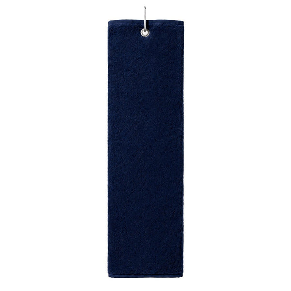Asbri TRI-FOLD Golf Handdoek | kleur: Marineblauw