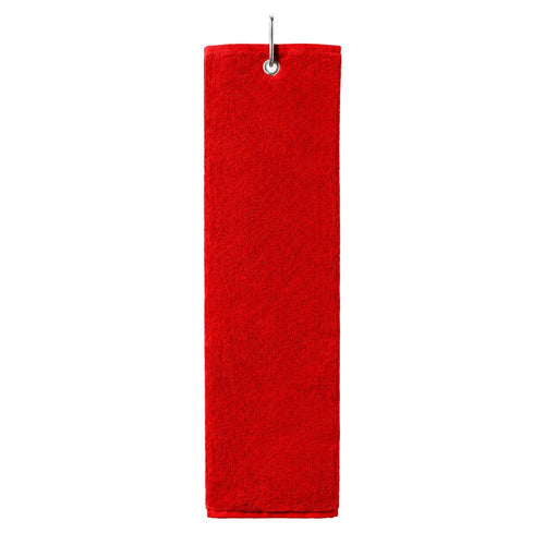 Asbri TRI-FOLD Golf Handdoek | kleur: Rood