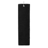 Asbri TRI-FOLD Golf Handdoek (zwart)