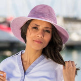 House of Ord Aston Fedora golf zonnehoed (roze)