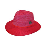 House of Ord Aston Fedora golf zonnehoed (rood)