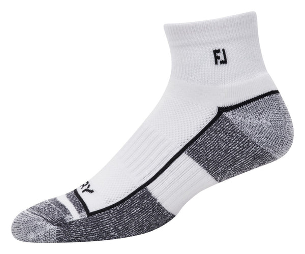 FootJoy ProDry Quarter heren golfsokken | kleur: Wit