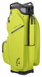 Callaway Org 14 Hyper Dry waterdichte golftas - cartbag (Fluo Geel)