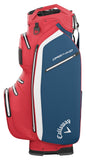 Callaway Org 14 Hyper Dry waterdichte golftas - cartbag (rood-wit-marineblauw)