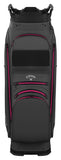 Callaway Org 14 Hyper Dry waterdichte golftas - cartbag (donkergrijs-roze)