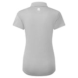 FootJoy Stretch Pique Solid dames golf poloshirt (grijs)