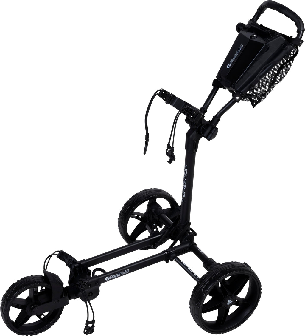 Chariot de golf pliable à plat Fastfold Compact+ (noir)