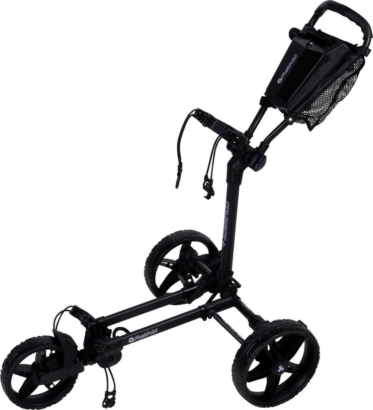 Chariot de golf pliable à plat Fastfold Compact+ (noir)