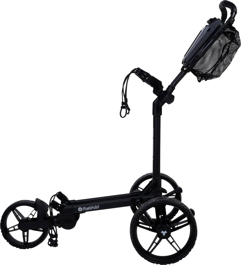 Chariot de golf pliable à plat Fastfold Compact+ (noir)