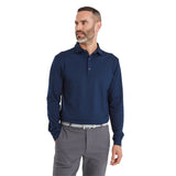 Footjoy ThemoSeries lange mouwen golfpolo | kleur: Marineblauw