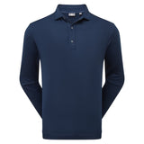 Footjoy ThemoSeries lange mouwen golfpolo | kleur: Marineblauw