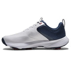 Footjoy Qualifier heren golfschoen | kleur: Wit-marineblauw