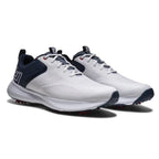 Footjoy Qualifier heren golfschoen | kleur: Wit-marineblauw