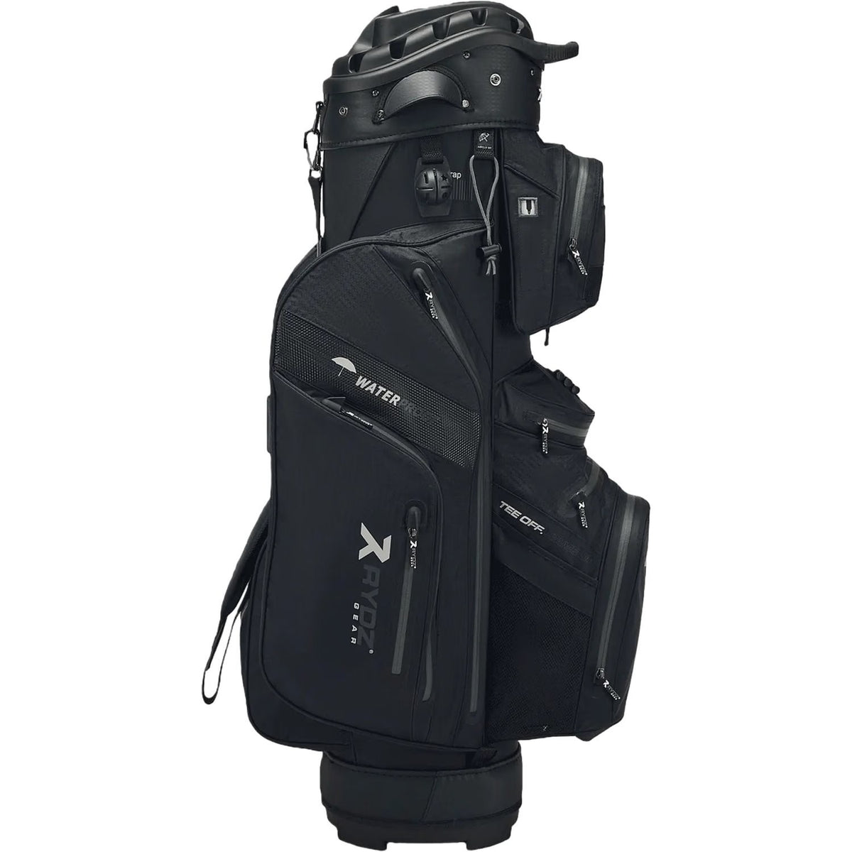 Rydz Navigator Quiet Organizer 14 Waterdichte Golftas – Cartbag | kleur: Zwart