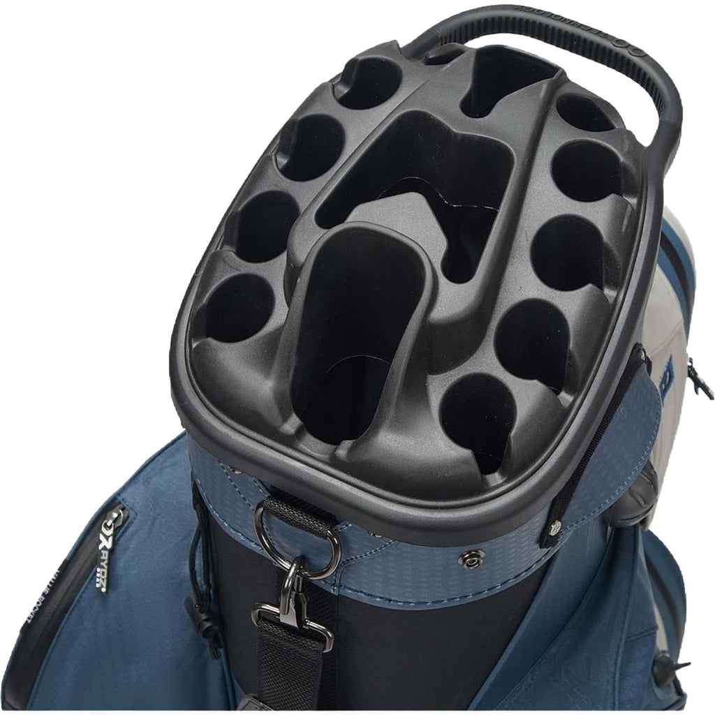 Rydz Navigator Quiet Organizer 14 Waterdichte Golftas – Cartbag | kleur: Marineblauw/zilver