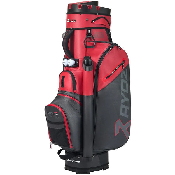 Rydz Lucky Nine Silence 14 Golftas – Cartbag | kleur: Zwart-rood