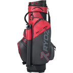 Rydz Lucky Nine Silence 14 Golftas – Cartbag | kleur: Zwart-rood
