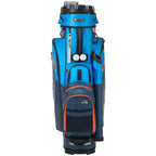 Rydz Lucky Nine Silence 14 Golftas – Cartbag | kleur: Marineblauw-blauw-oranje