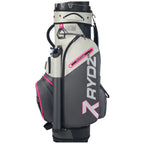 Rydz Lucky Nine Silence 14 Golftas – Cartbag | kleur: Grijs-zilver-roze