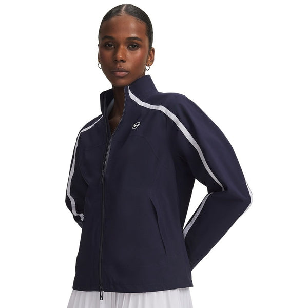 Under Armour Drive Pro Rain Jacket - dames golf regenjas (marineblauw)