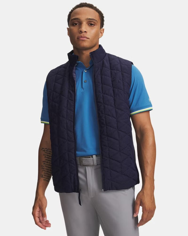 Under Armour Drive Pro Insulated Vest- heren bodywarmer | kleur: Marineblauw