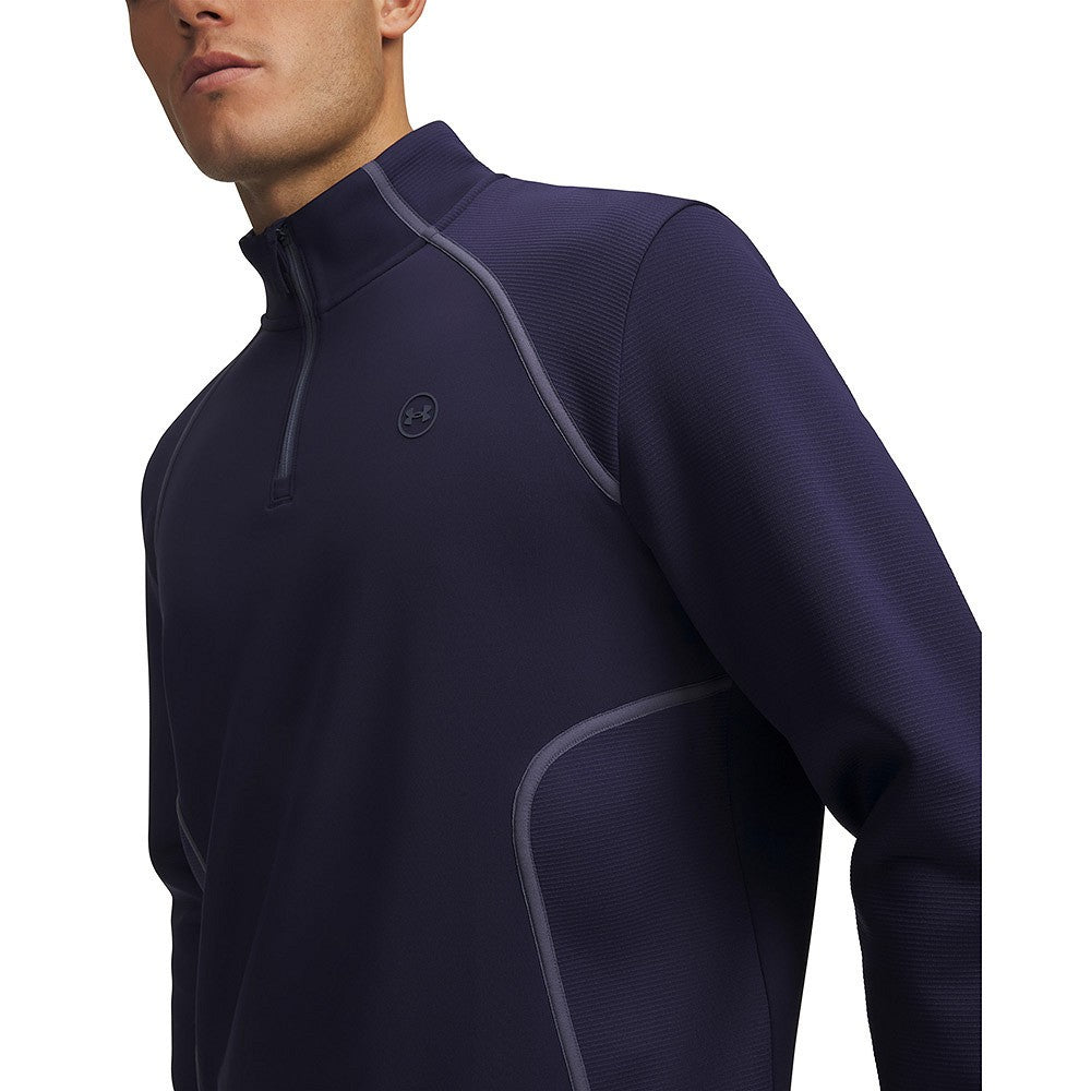 Under Armour Drive Midlayer 1/4 Zip - men's mock neck sweater (navy blue)