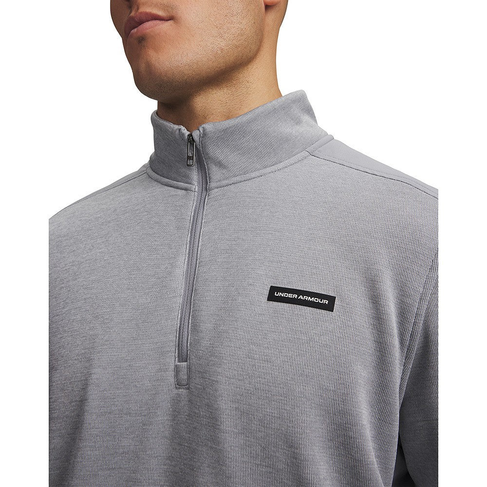 Under Armour Sweaterfleece Hybrid HZ - heren pullover | kleur: Grijs