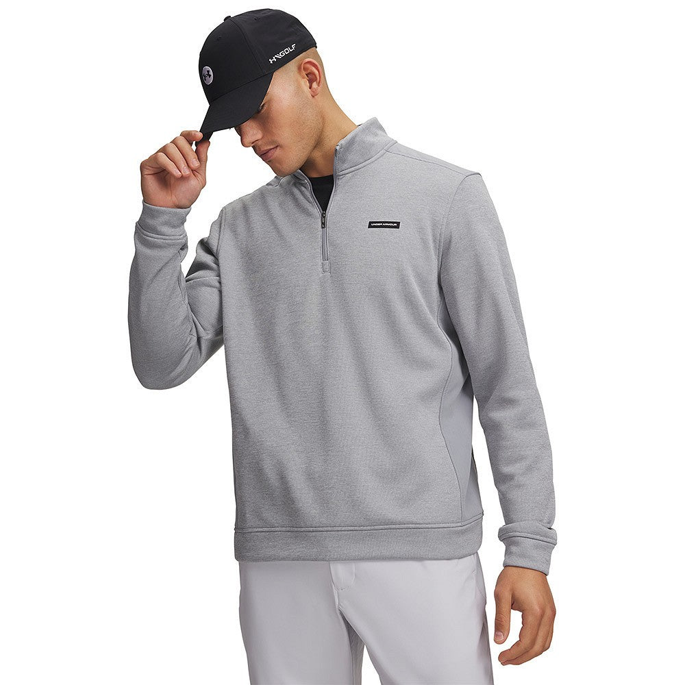 Under Armour Sweaterfleece Hybrid HZ - heren pullover | kleur: Grijs