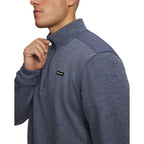 Under Armour Sweaterfleece Hybrid HZ - heren pullover | kleur: Grijsblauw